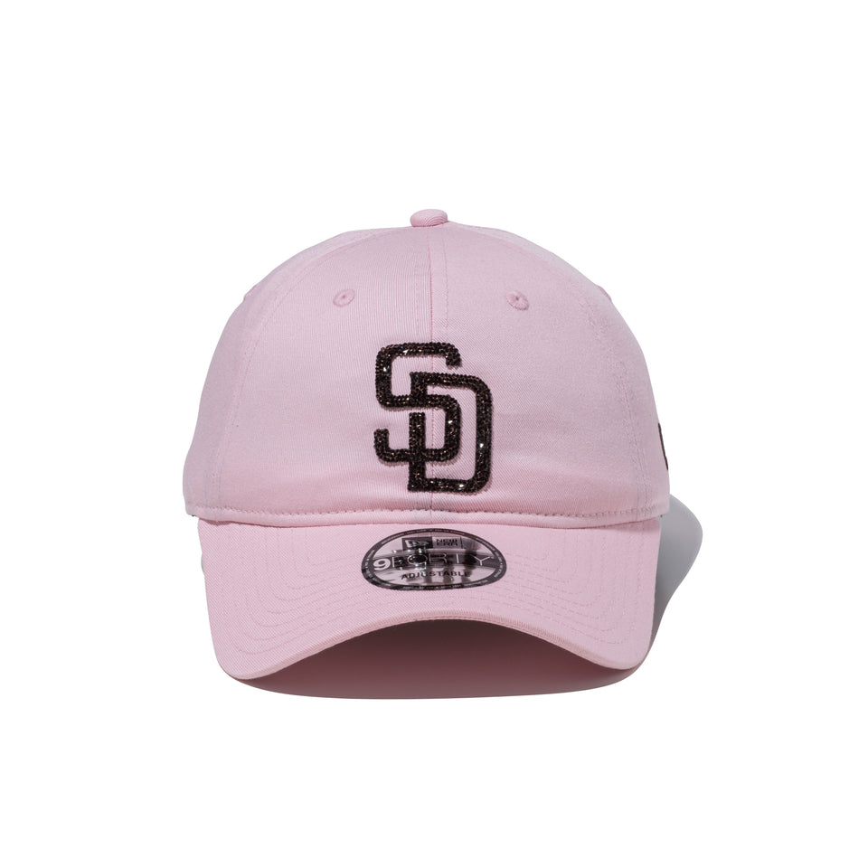 9FORTY アンストラクチャード Unstructured Beads Logo ビーズロゴ サンディエゴ・パドレス ピンク | NEW ERA ニューエラ公式オンラインストア