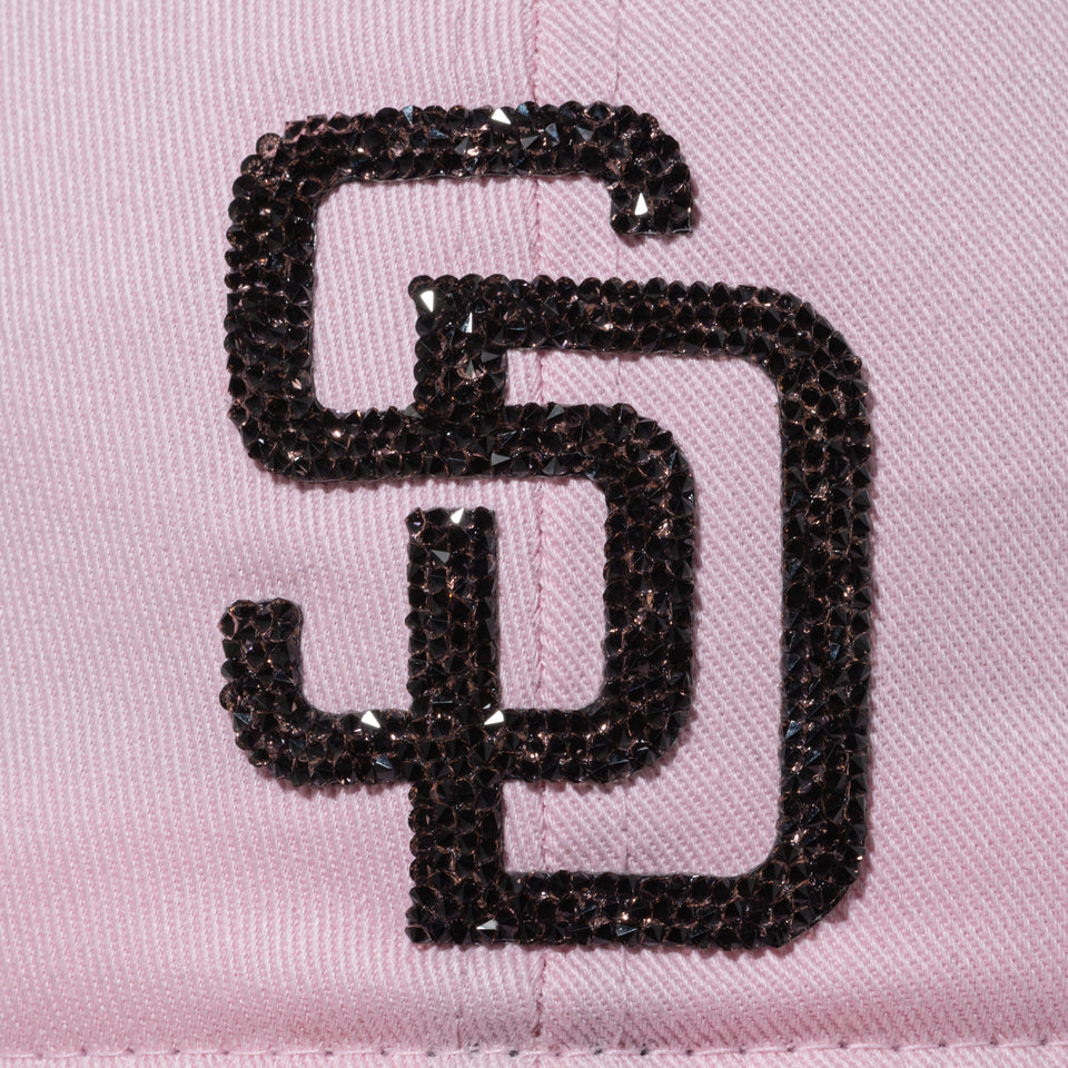 9FORTY アンストラクチャード Unstructured Beads Logo ビーズロゴ サンディエゴ・パドレス ピンク | NEW ERA ニューエラ公式オンラインストア