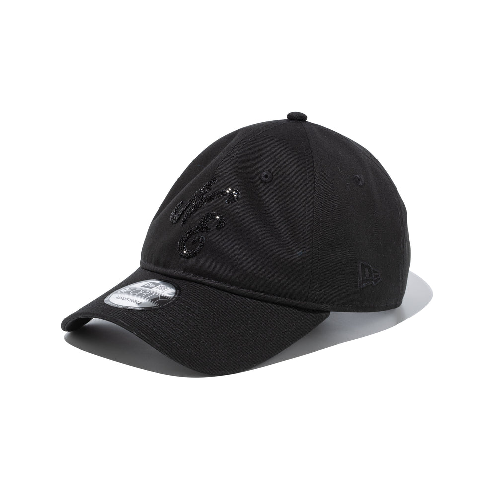 9FORTY アンストラクチャード Unstructured Beads Logo ビーズロゴ クラシックロゴ ブラック | NEW ERA ニューエラ公式オンラインストア