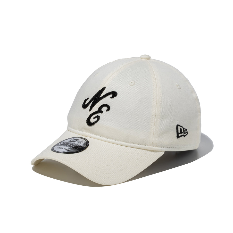 9FORTY アンストラクチャード Unstructured Beads Logo ビーズロゴ クラシックロゴ クロームホワイト | NEW ERA ニューエラ公式オンラインストア
