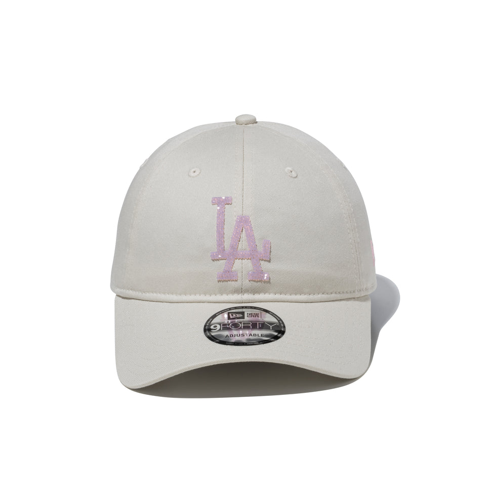 9FORTY アンストラクチャード Unstructured Beads Logo ビーズロゴ ロサンゼルス・ドジャース アイボリー | NEW ERA ニューエラ公式オンラインストア