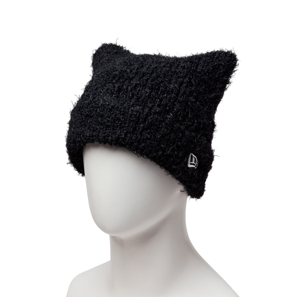 スクエア シャギー ニット ブラック | NEW ERA ニューエラ公式オンラインストア