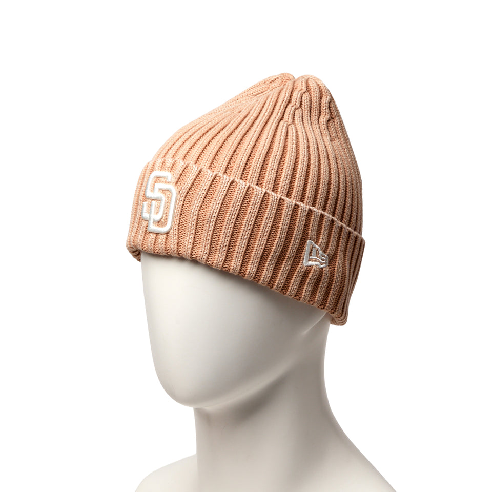 リブ カフニット MLB Italian Wash サンディエゴ・パドレス ベージュ | NEW ERA ニューエラ公式オンラインストア