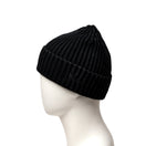 リブ カフニット イタリアンウォッシュ レイズド フラッグロゴ ブラック | NEW ERA ニューエラ公式オンラインストア