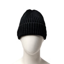 リブ カフニット イタリアンウォッシュ レイズド フラッグロゴ ブラック | NEW ERA ニューエラ公式オンラインストア