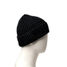 リブ カフニット イタリアンウォッシュ レイズド フラッグロゴ ブラック | NEW ERA ニューエラ公式オンラインストア