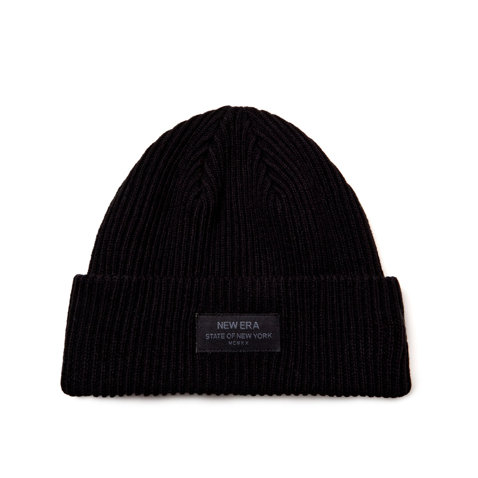リブ カフニット Black Patch ブラック | NEW ERA ニューエラ公式オンラインストア