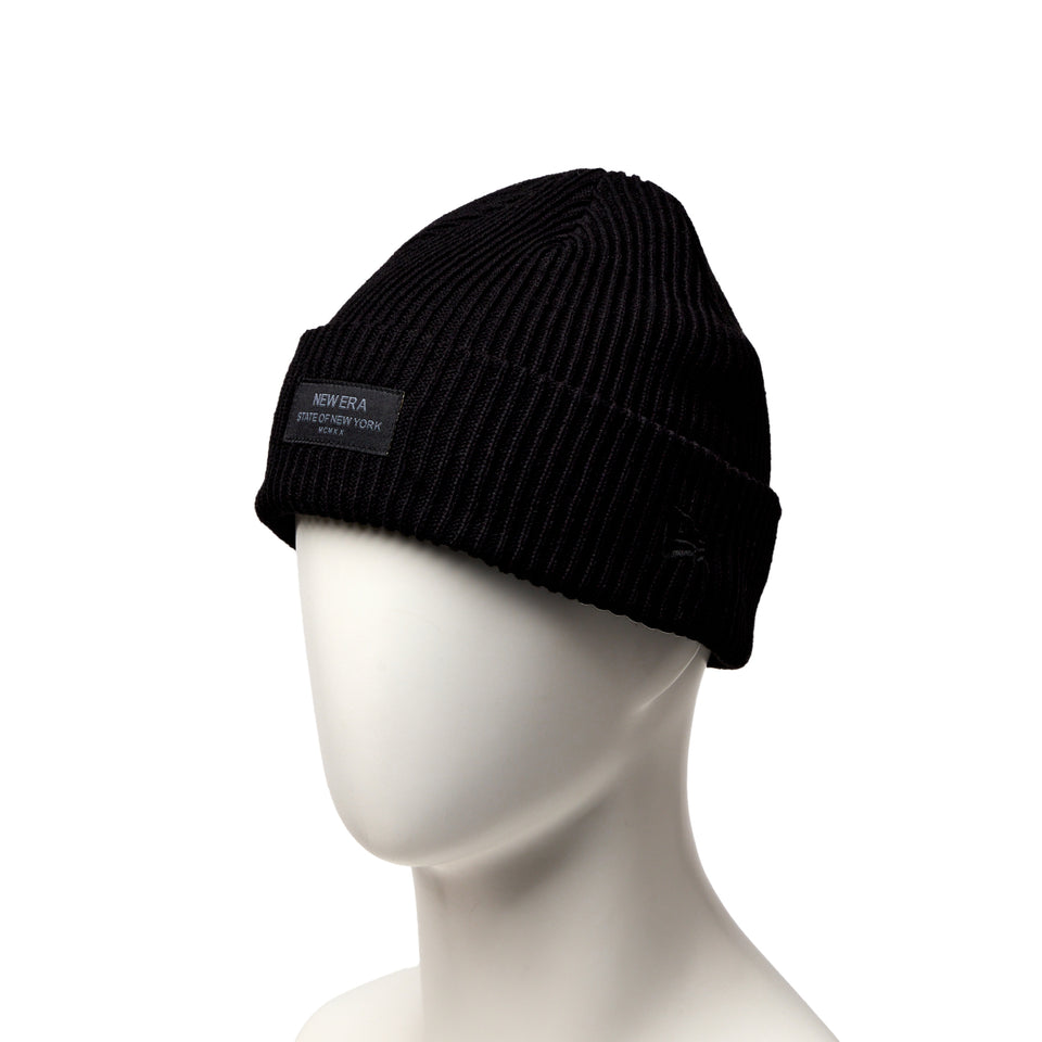 リブ カフニット Black Patch ブラック | NEW ERA ニューエラ公式オンラインストア