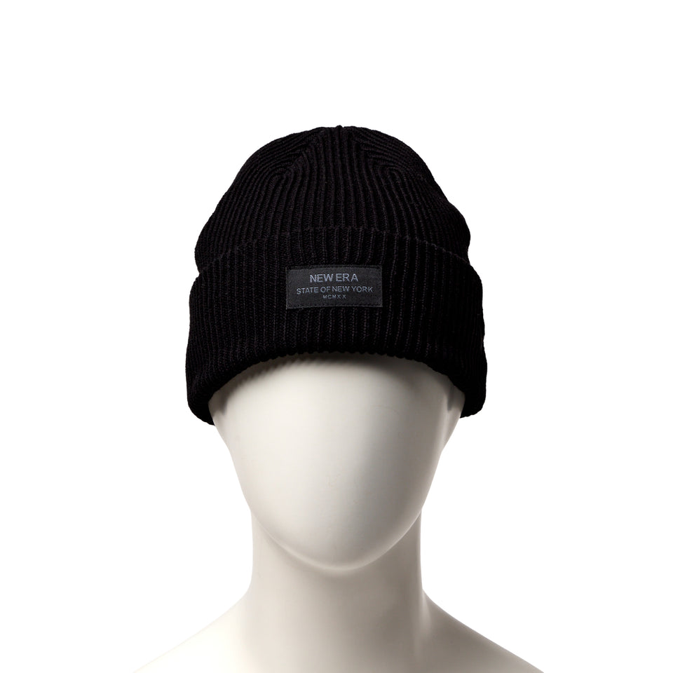 リブ カフニット Black Patch ブラック | NEW ERA ニューエラ公式オンラインストア