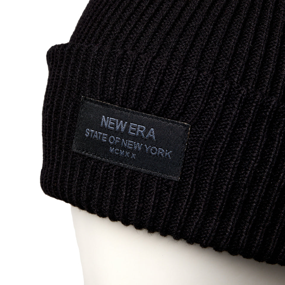 リブ カフニット Black Patch ブラック | NEW ERA ニューエラ公式オンラインストア