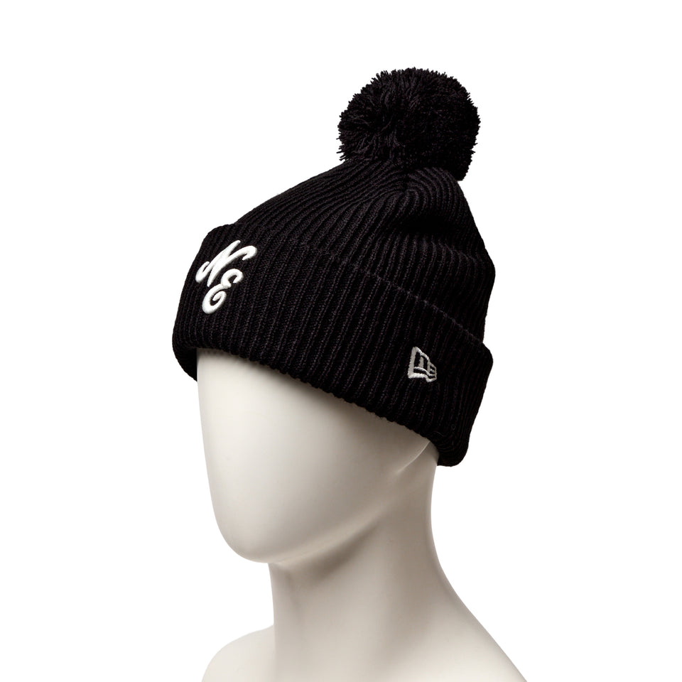 ポンポン リブニット クラシックロゴ ブラック | NEW ERA ニューエラ公式オンラインストア