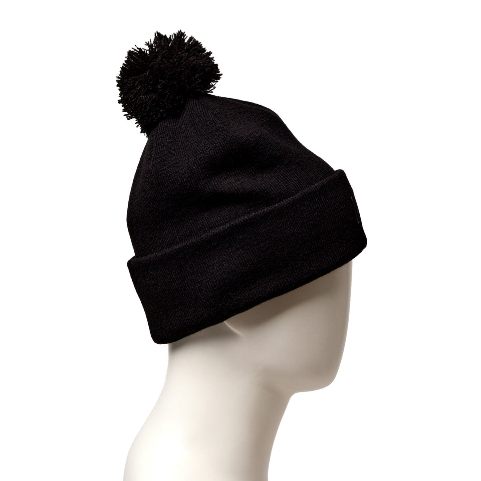 ポンポン カフニット Black Patch ブラック | NEW ERA ニューエラ公式オンラインストア