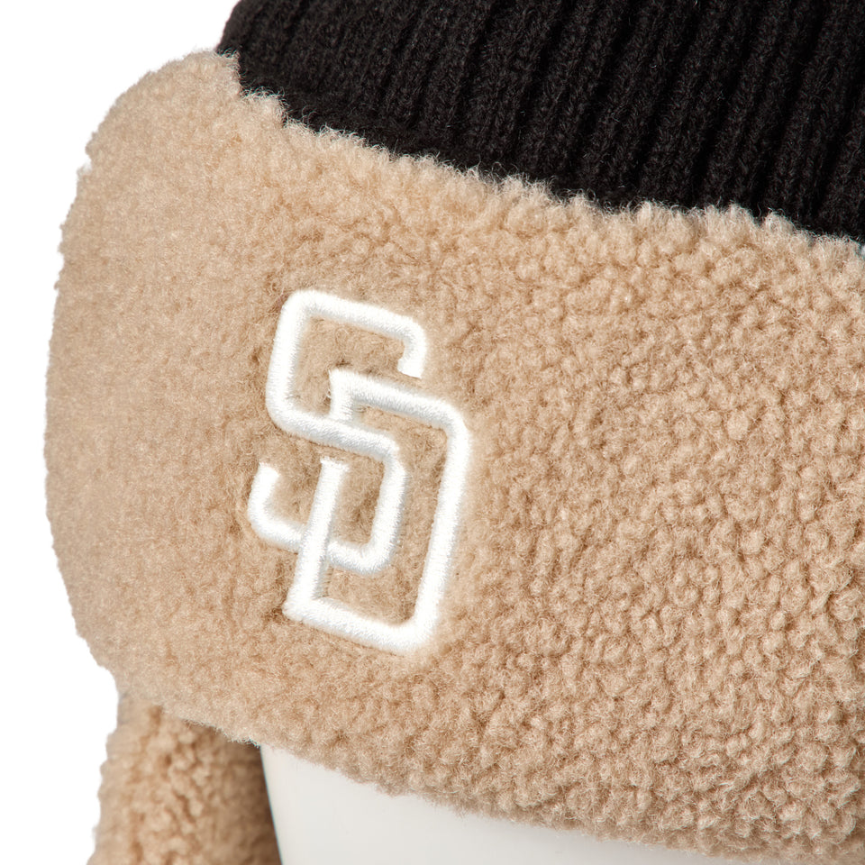 ニット トラッパー サンディエゴ・パドレス リブ ニット ブラック | NEW ERA ニューエラ公式オンラインストア