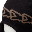 イヤーフラップ ニット Flag Chain ブラック | NEW ERA ニューエラ公式オンラインストア