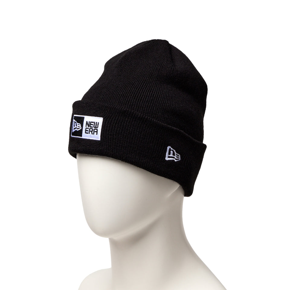 ベーシック カフニット アーカイブ ボックスロゴ ブラック | NEW ERA ニューエラ公式オンラインストア