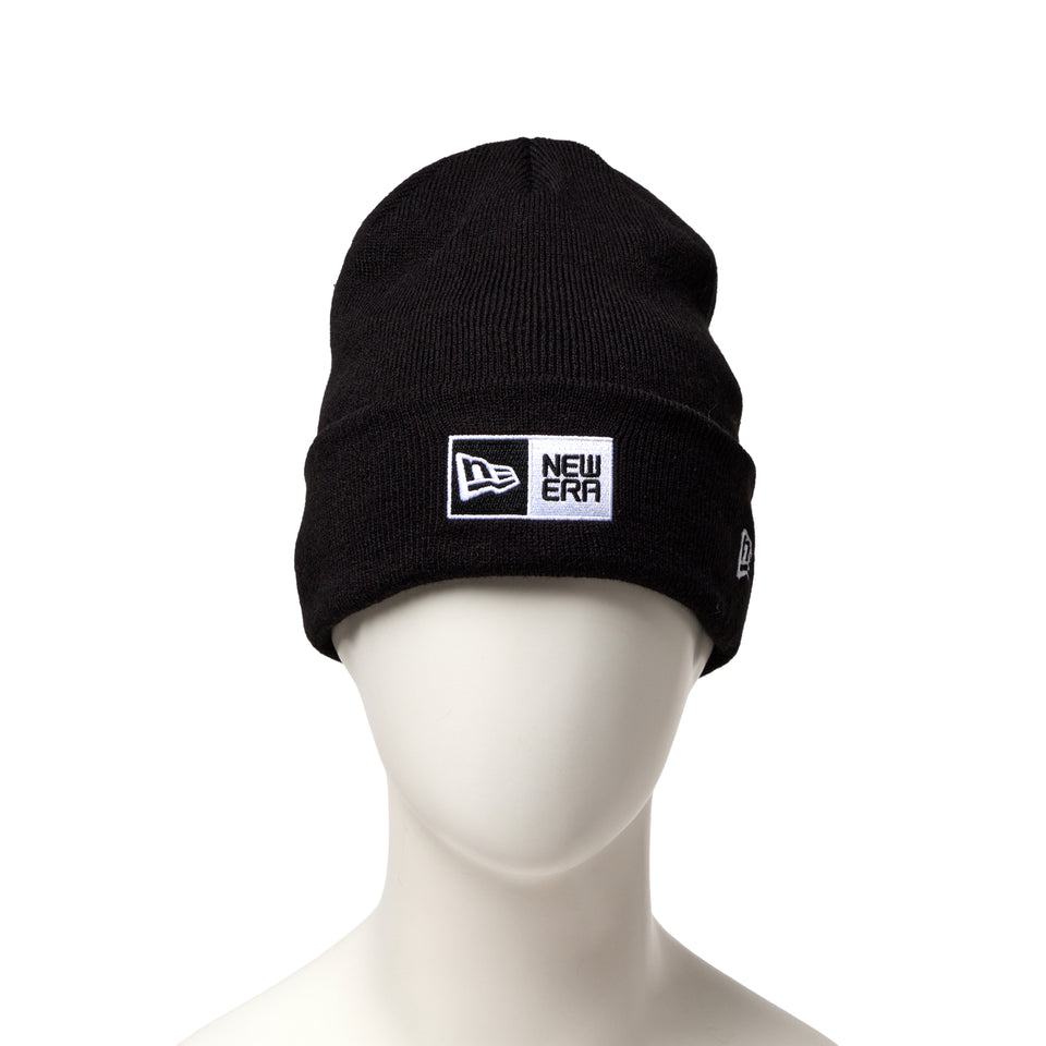 ベーシック カフニット アーカイブ ボックスロゴ ブラック | NEW ERA ニューエラ公式オンラインストア