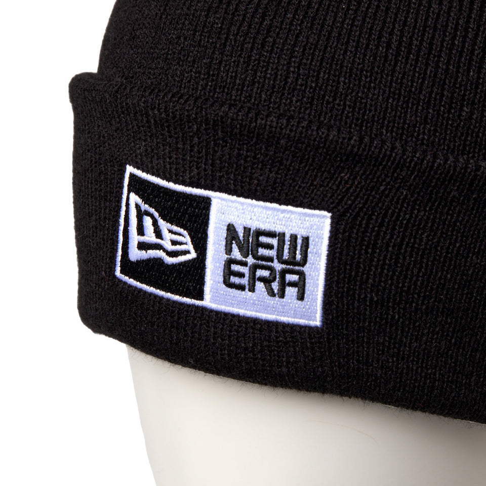 ベーシック カフニット アーカイブ ボックスロゴ ブラック | NEW ERA ニューエラ公式オンラインストア