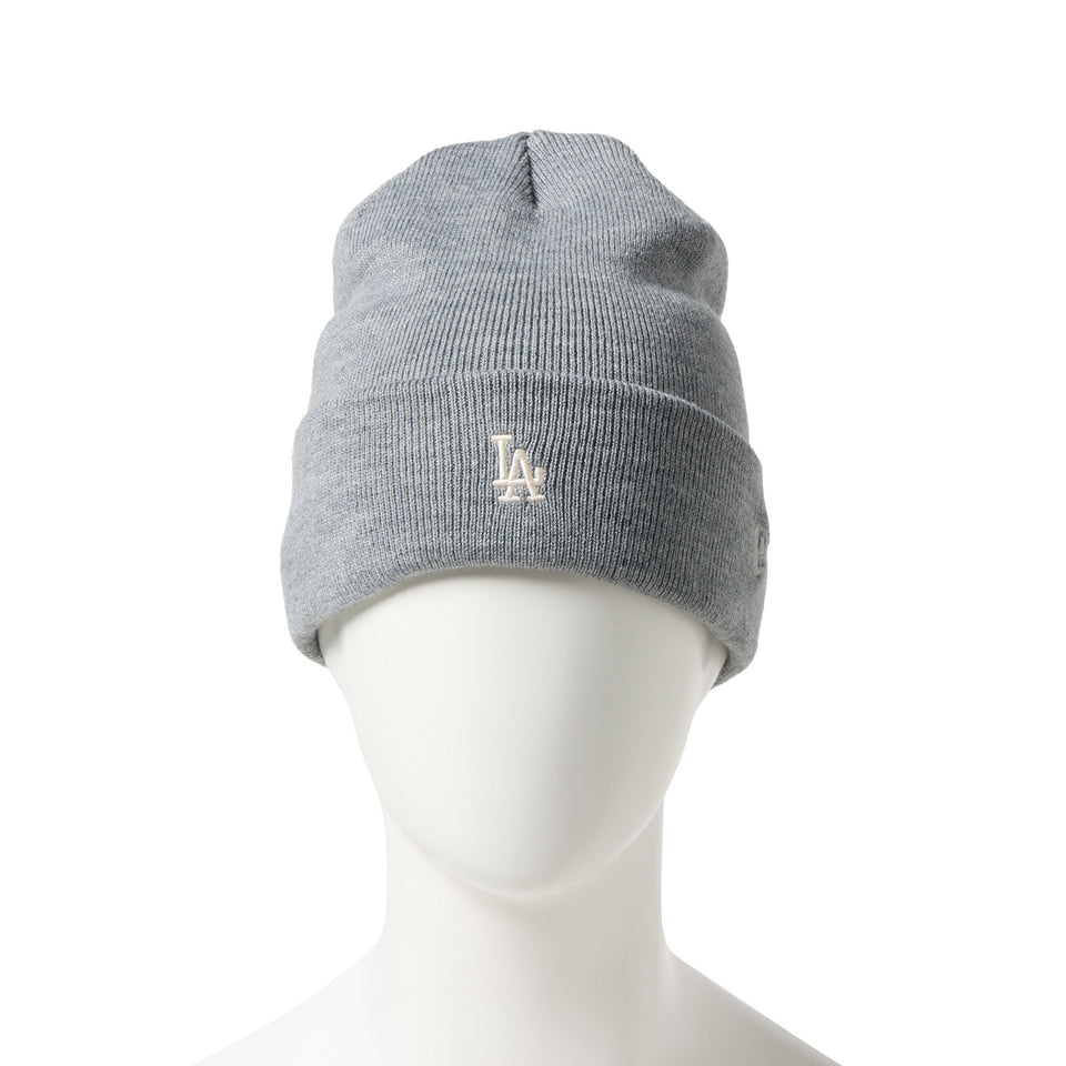 ベーシック カフニット Mini Logo ロサンゼルス・ドジャース ヘザーグレー | NEW ERA ニューエラ公式オンラインストア