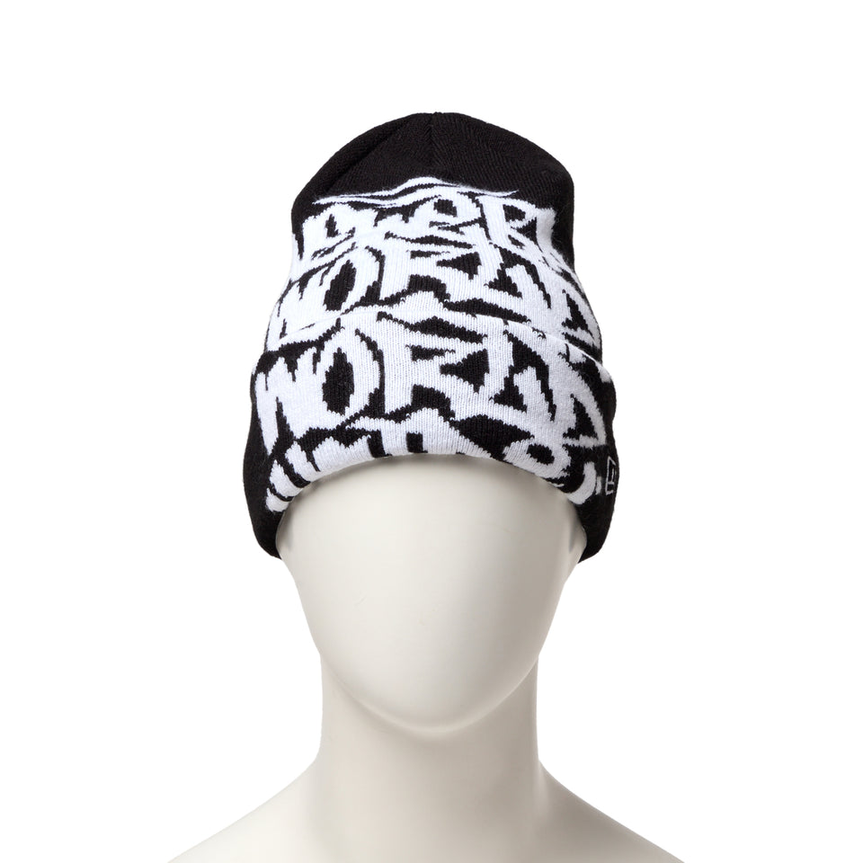 ベーシック カフニット Tagging Logo ブラック | NEW ERA ニューエラ公式オンラインストア