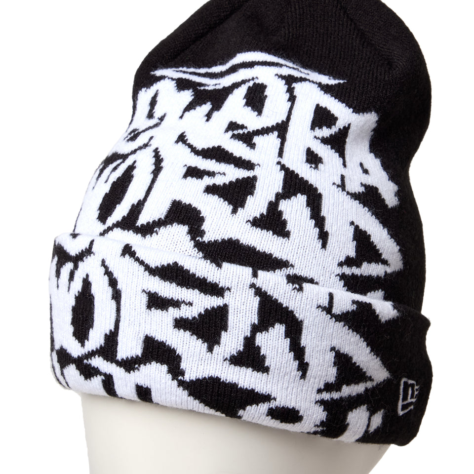 ベーシック カフニット Tagging Logo ブラック | NEW ERA ニューエラ公式オンラインストア