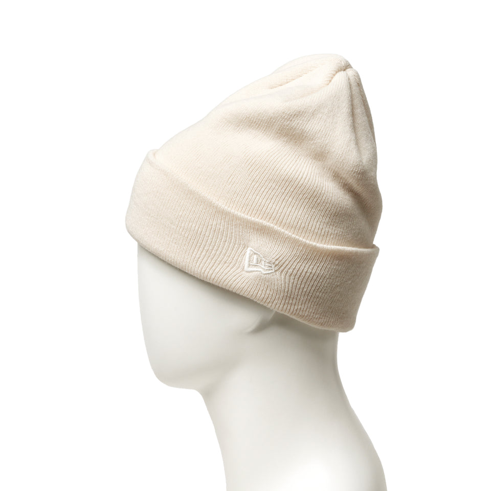 ベーシック カフニット レイズド フラッグロゴ オフホワイト | NEW ERA ニューエラ公式オンラインストア
