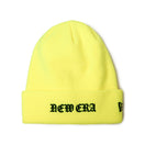 ベーシック カフニット Old English ネオンイエロー | NEW ERA ニューエラ公式オンラインストア