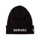 ベーシック カフニット Old English ブラック | NEW ERA ニューエラ公式オンラインストア