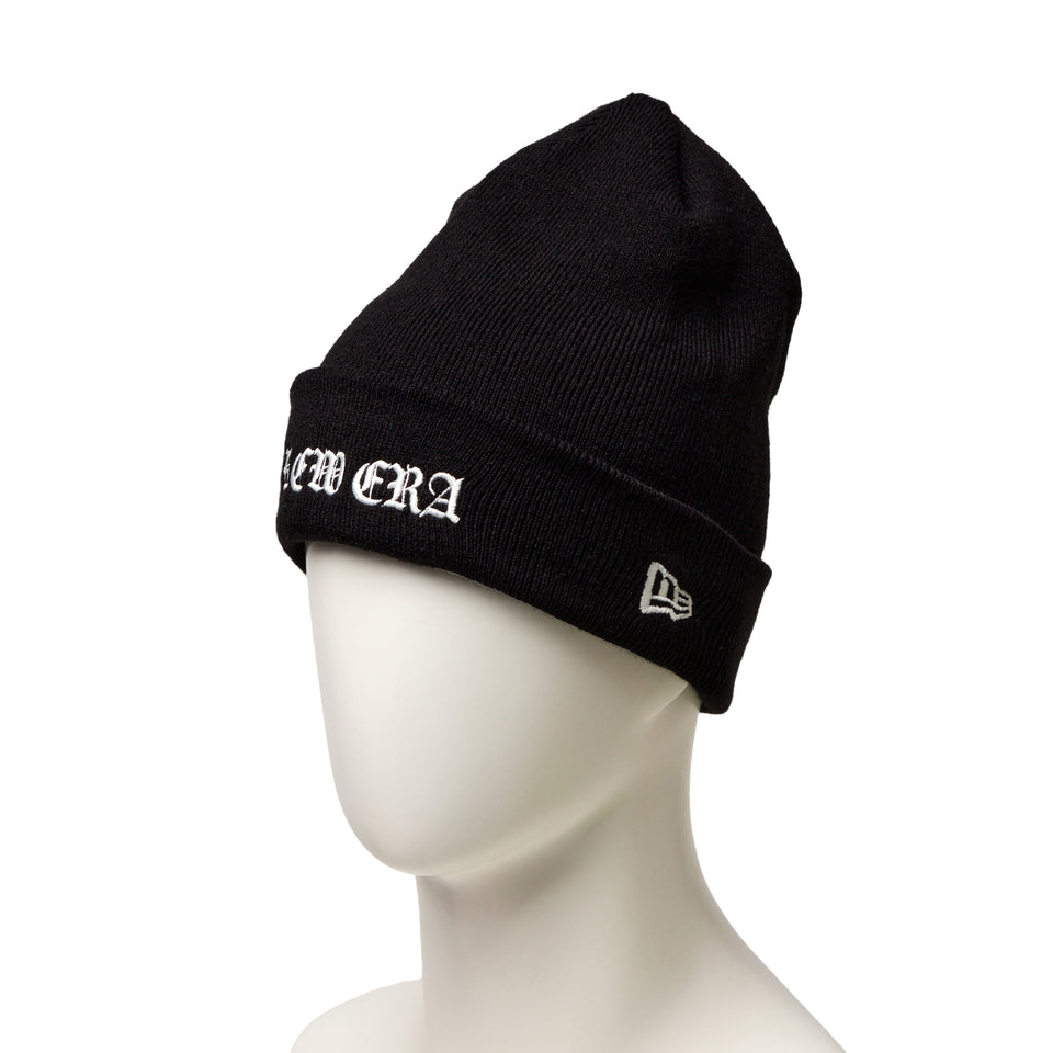 ベーシック カフニット Old English ブラック | NEW ERA ニューエラ公式オンラインストア