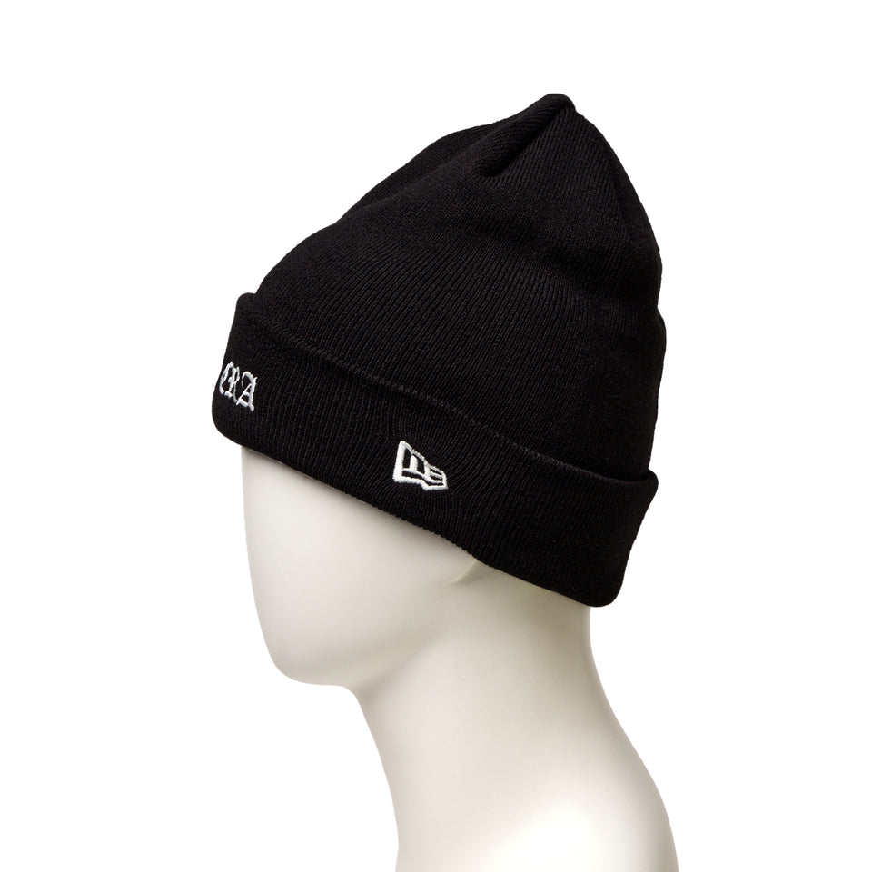 ベーシック カフニット Old English ブラック | NEW ERA ニューエラ公式オンラインストア