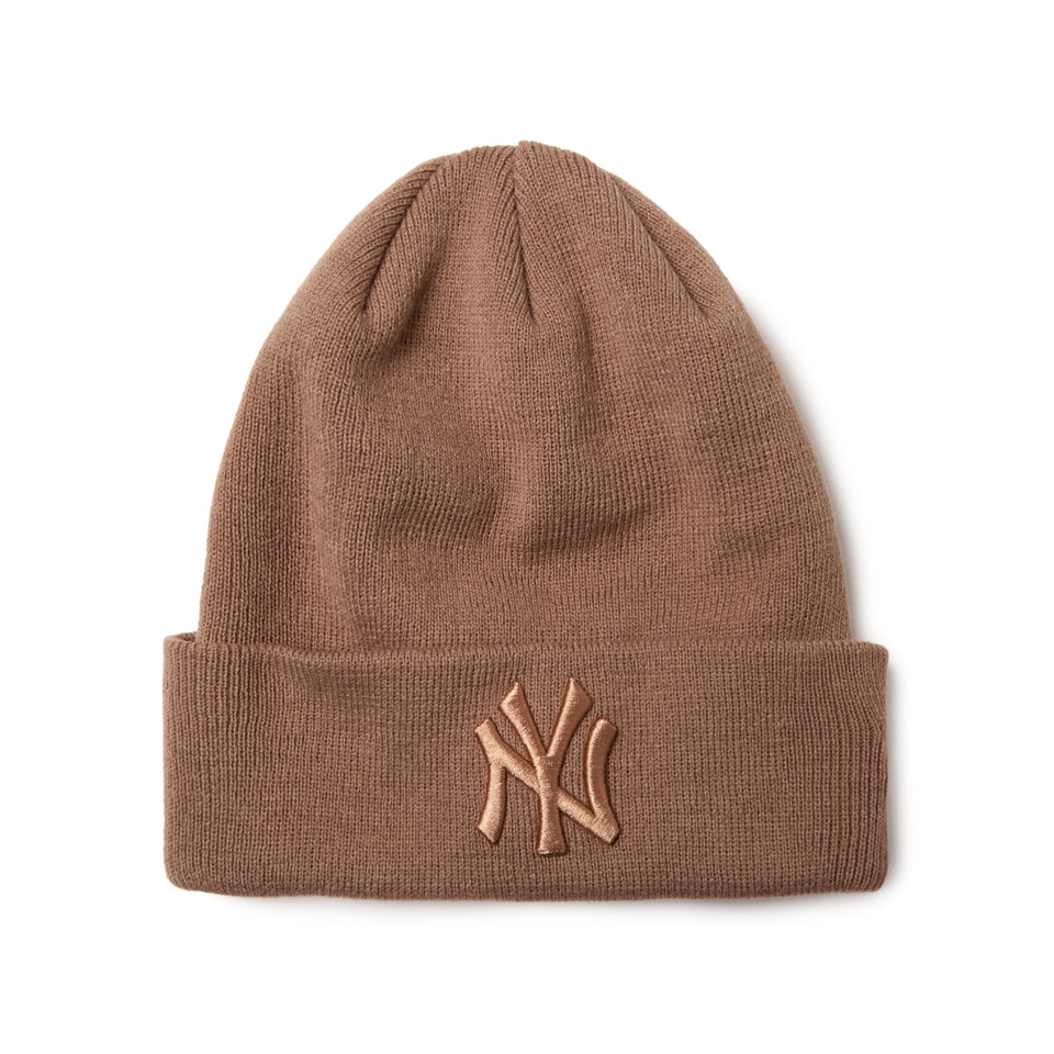 ベーシック カフニット ニューヨーク・ヤンキース  Tonal Logo ベージュ | NEW ERA ニューエラ公式オンラインストア