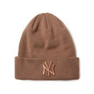 ベーシック カフニット ニューヨーク・ヤンキース  Tonal Logo ベージュ | NEW ERA ニューエラ公式オンラインストア