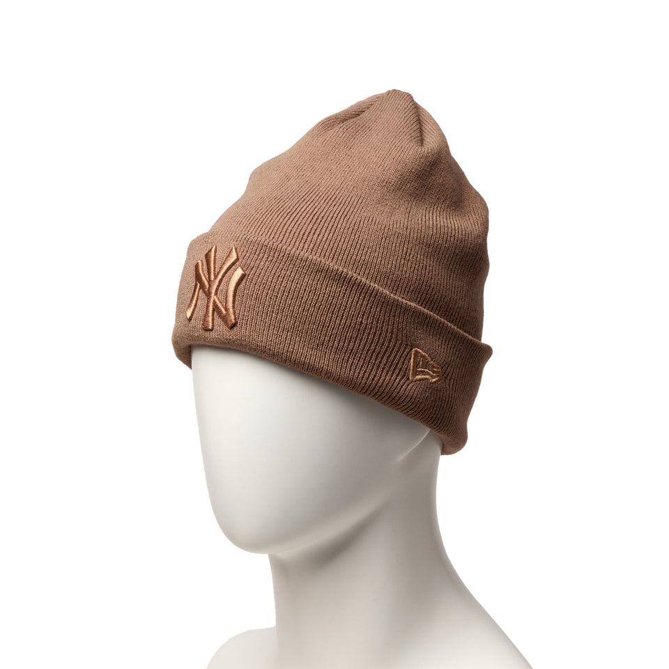 ベーシック カフニット ニューヨーク・ヤンキース  Tonal Logo ベージュ | NEW ERA ニューエラ公式オンラインストア