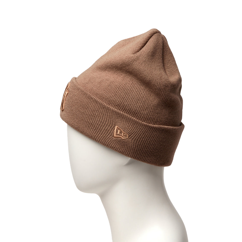 ベーシック カフニット ニューヨーク・ヤンキース  Tonal Logo ベージュ | NEW ERA ニューエラ公式オンラインストア
