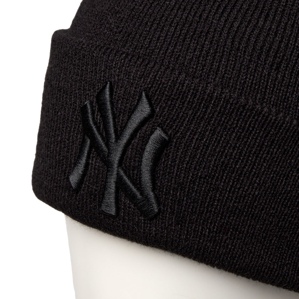 ベーシック カフニット ニューヨーク・ヤンキース  Tonal Logo ブラック | NEW ERA ニューエラ公式オンラインストア