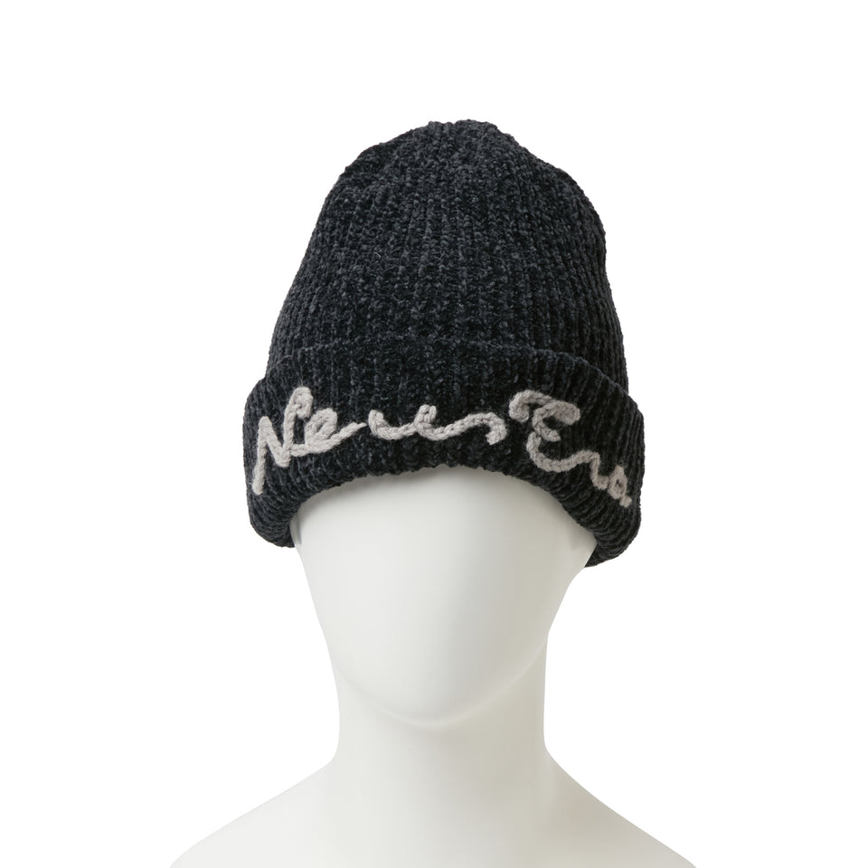 ベーシック カフニット CHENILLE YARN ブラック | NEW ERA ニューエラ公式オンラインストア