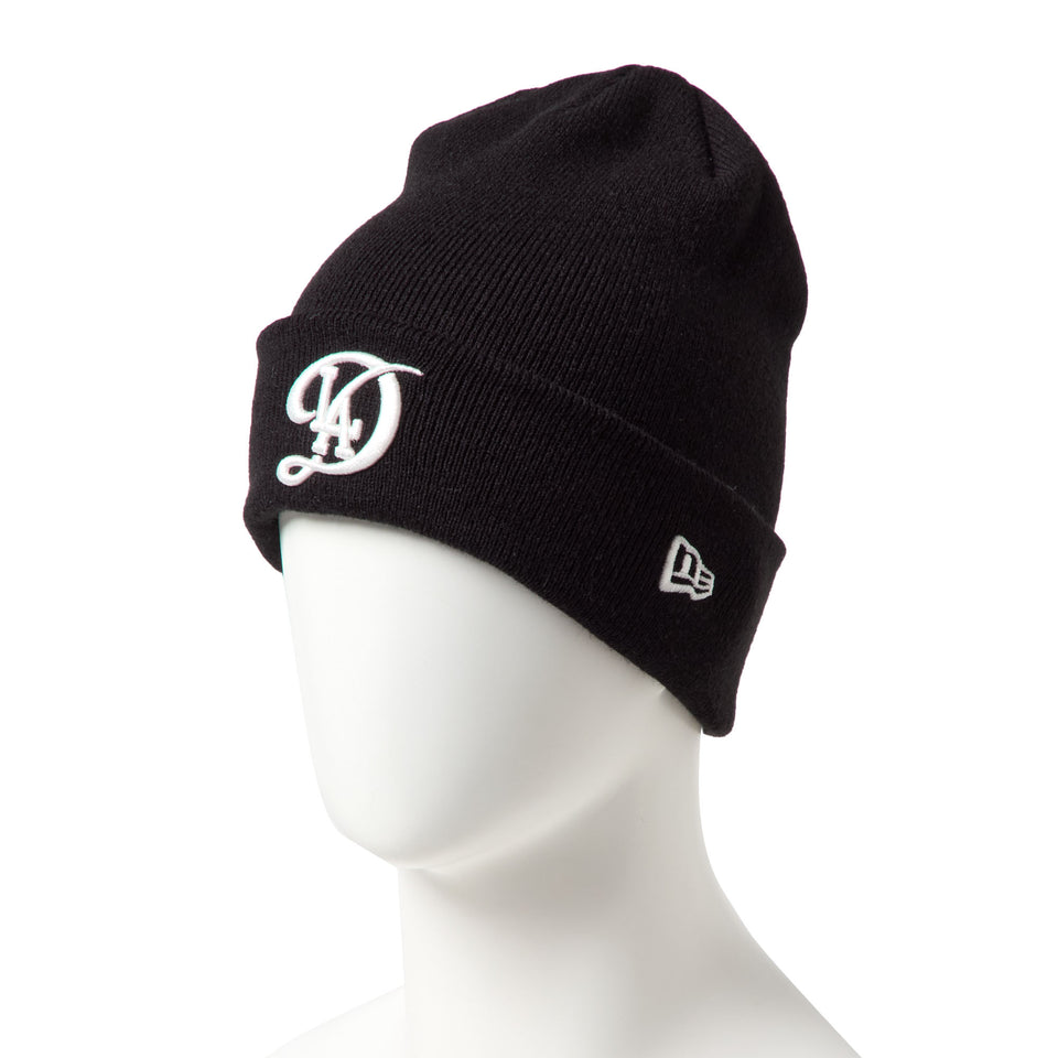 ベーシック カフニット ロサンゼルス・ドジャース シティーコネクトロゴ ブラック | NEW ERA ニューエラ公式オンラインストア