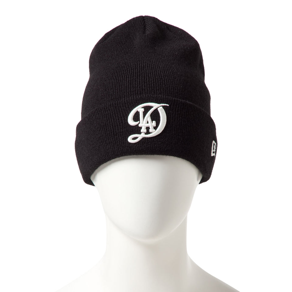 ベーシック カフニット ロサンゼルス・ドジャース シティーコネクトロゴ ブラック | NEW ERA ニューエラ公式オンラインストア