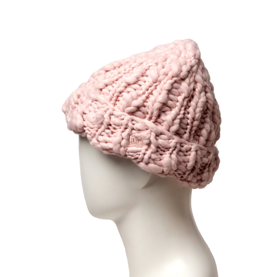 ベーシック カフニット Chunky Knit ピンク | NEW ERA ニューエラ公式オンラインストア