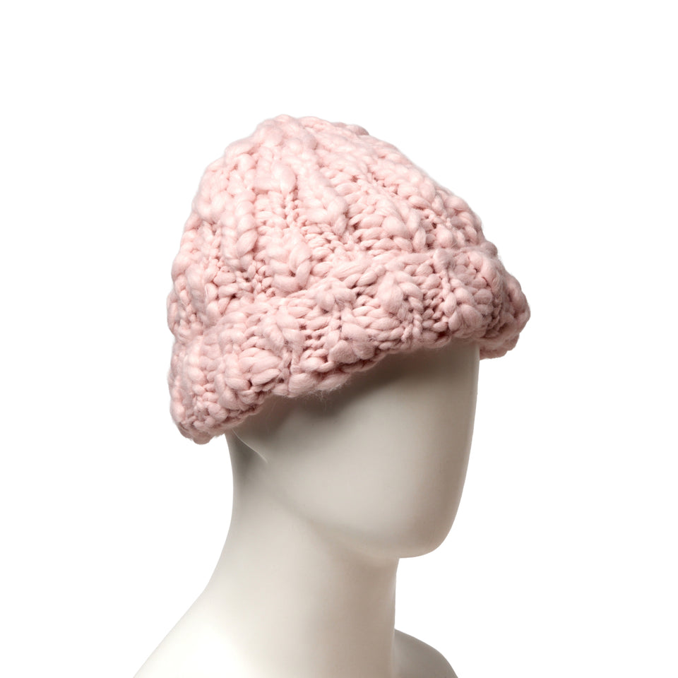 ベーシック カフニット Chunky Knit ピンク | NEW ERA ニューエラ公式オンラインストア
