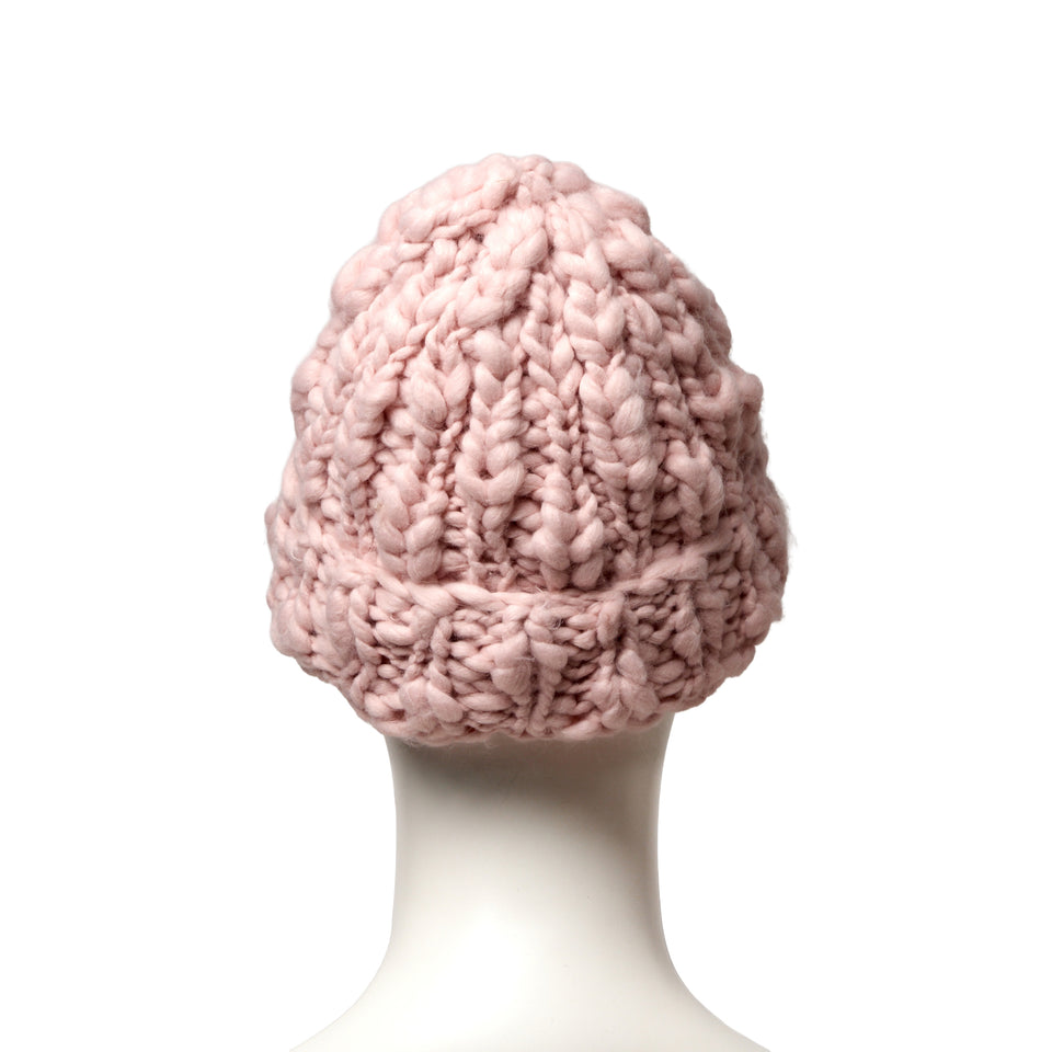 ベーシック カフニット Chunky Knit ピンク | NEW ERA ニューエラ公式オンラインストア