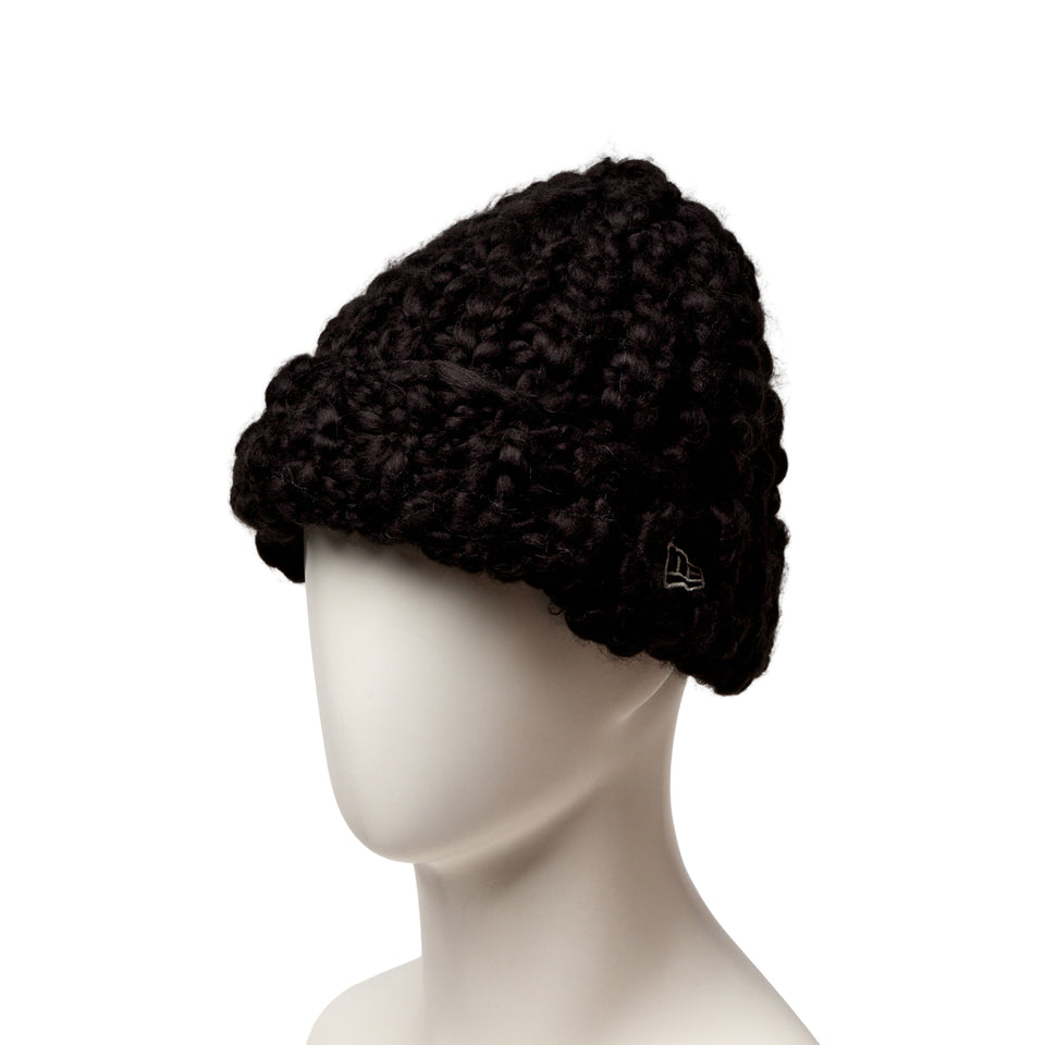 ベーシック カフニット Chunky Knit ブラック | NEW ERA ニューエラ公式オンラインストア