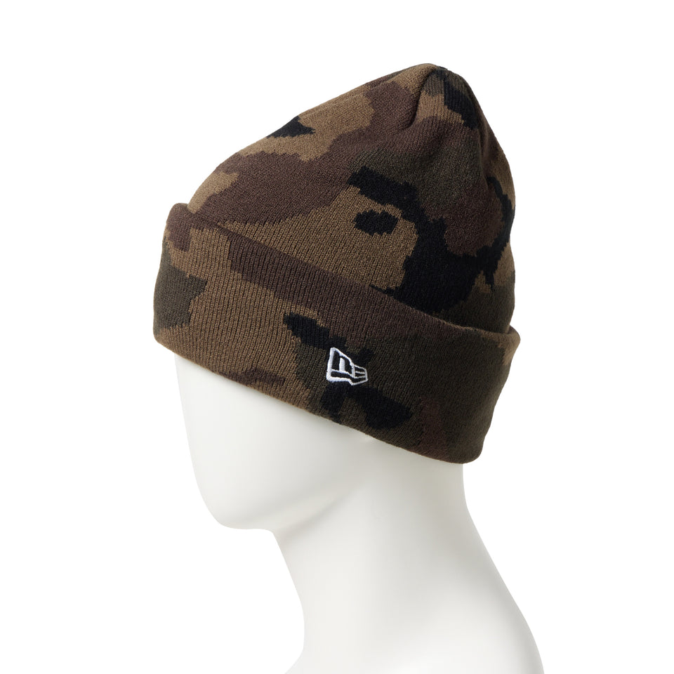 ベーシック カフニット カモフラージュ パターン オリーブ | NEW ERA ニューエラ公式オンラインストア