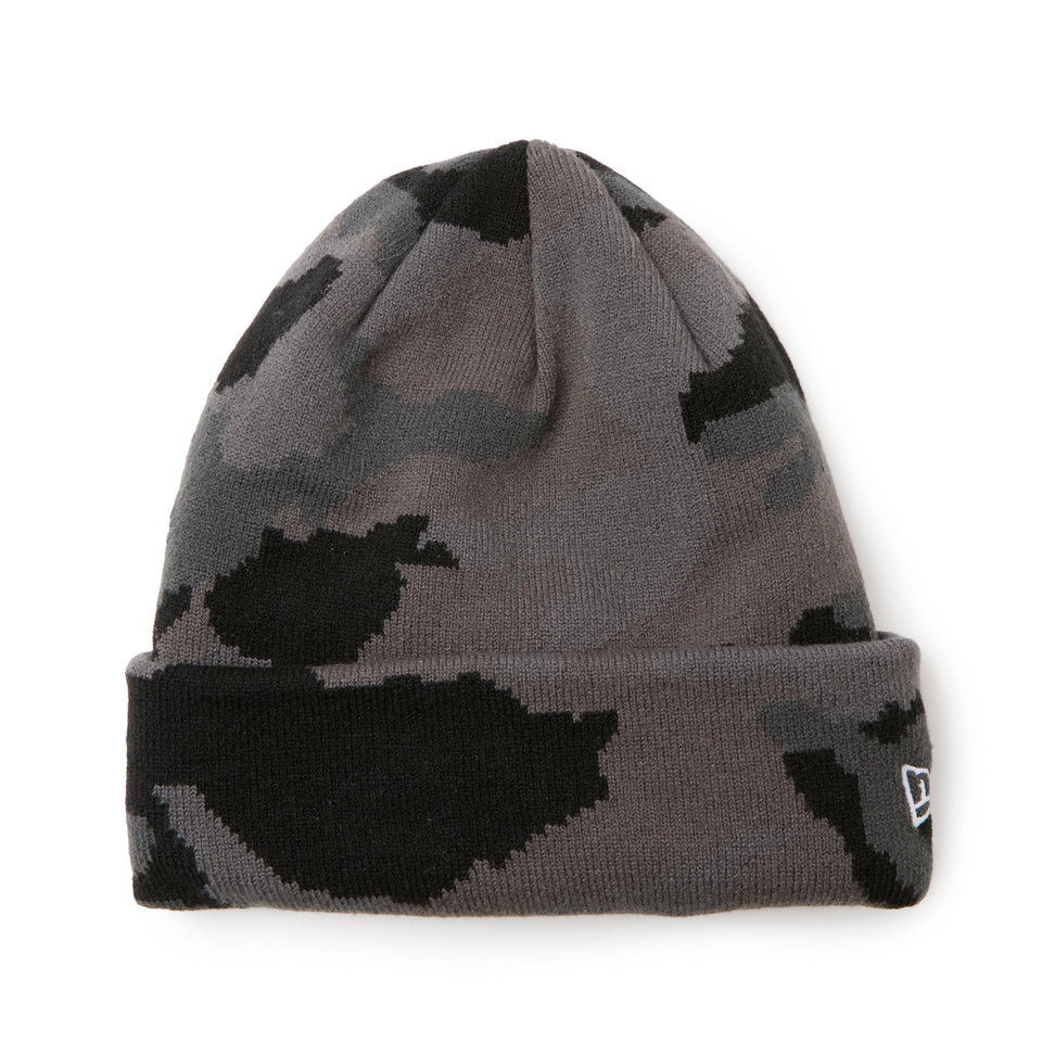 ベーシック カフニット カモフラージュ パターン ブラック | NEW ERA ニューエラ公式オンラインストア