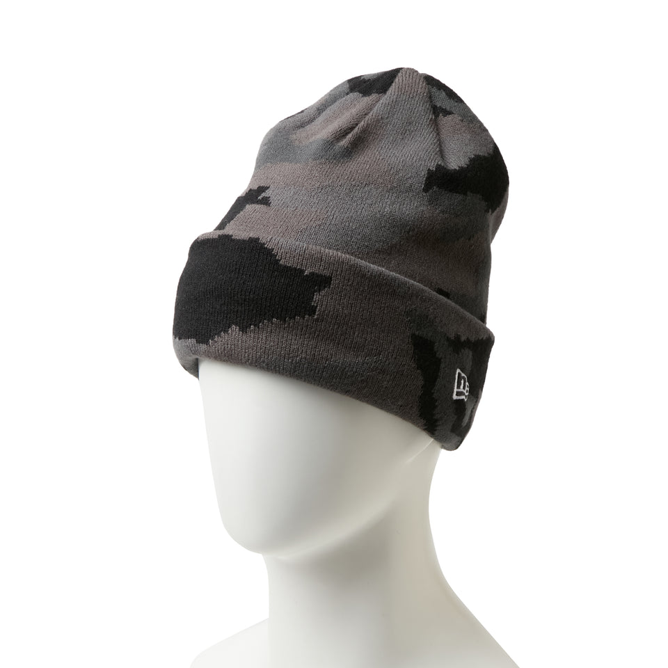 ベーシック カフニット カモフラージュ パターン ブラック | NEW ERA ニューエラ公式オンラインストア
