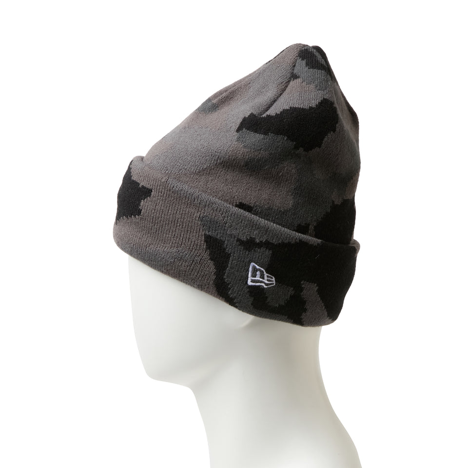ベーシック カフニット カモフラージュ パターン ブラック | NEW ERA ニューエラ公式オンラインストア