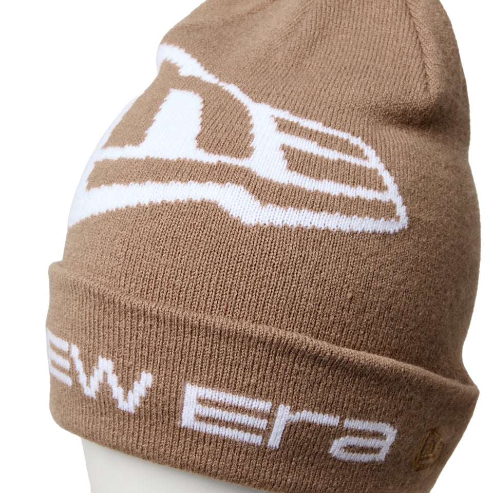 ベーシック カフニット Box Logo ベージュ | NEW ERA ニューエラ公式オンラインストア