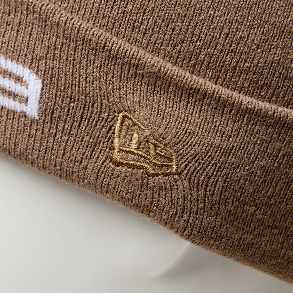 ベーシック カフニット Box Logo ベージュ | NEW ERA ニューエラ公式オンラインストア