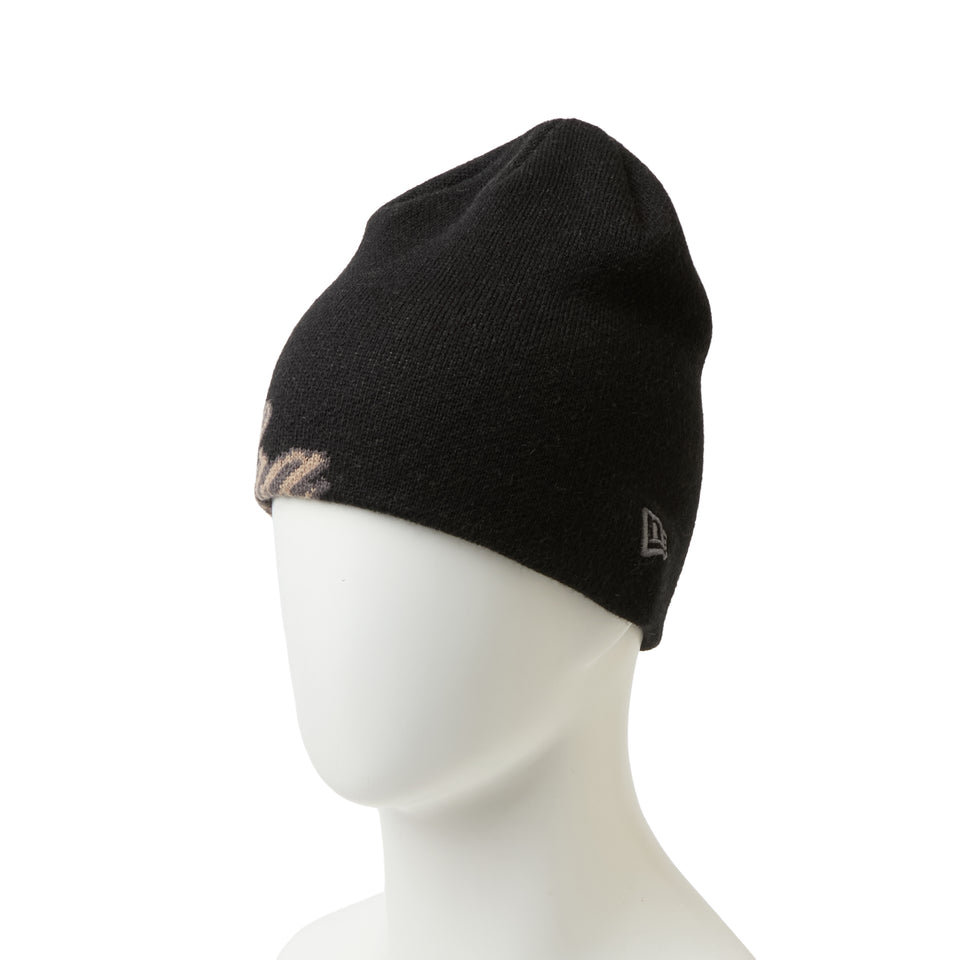 ベーシック ビーニー Script Logo ブラック | NEW ERA ニューエラ公式オンラインストア