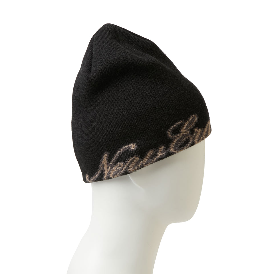 ベーシック ビーニー Script Logo ブラック | NEW ERA ニューエラ公式オンラインストア