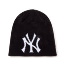 ベーシック ビーニー ニューヨーク・ヤンキース  ブラック オフホワイト | NEW ERA ニューエラ公式オンラインストア